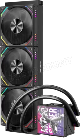 Photo de Kit Watercooling AIO 1stPlayer FT RGB - 360mm (Noir)