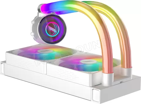 Photo de Kit Watercooling AIO 1stPlayer MT Infinite Space RGB - 240mm (Blanc)