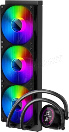 Photo de Kit Watercooling AIO 1stPlayer TS4 RGB - 360mm (Noir)