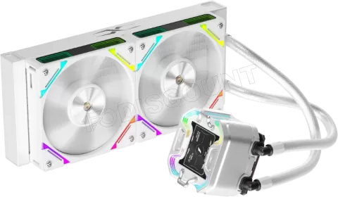 Photo de Kit Watercooling AIO 1stPlayer X-240 ARGB - 240mm (Blanc)