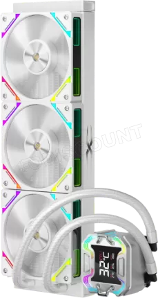 Photo de Kit Watercooling AIO 1stPlayer X-360E RGB - 360mm (Blanc)