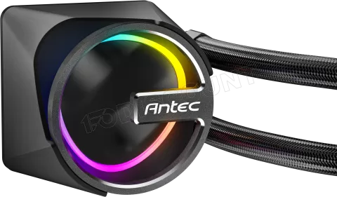 Photo de Kit Watercooling AIO Antec Skeleton RGB - 360mm (Noir)
