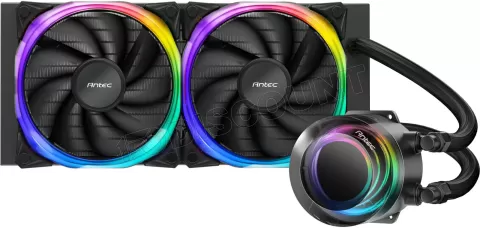 Photo de Kit Watercooling AIO Antec Vertex RGB - 240mm (Noir)