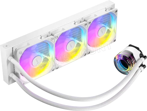 Photo de Kit Watercooling AIO Antec Vortex Lum RGB - 360mm (Blanc)