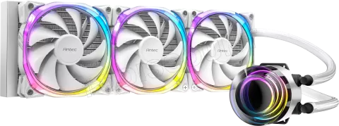 Photo de Kit Watercooling AIO Antec Vortex RGB - 360mm (Blanc)