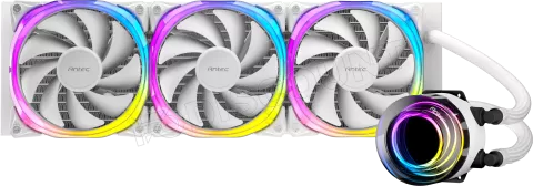 Photo de Kit Watercooling AIO Antec Vortex RGB - 360mm (Blanc)