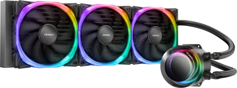 Photo de Kit Watercooling AIO Antec Vortex RGB - 360mm (Noir)