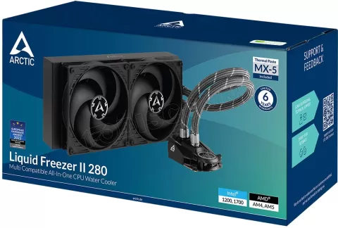 Photo de Kit Watercooling AIO Arctic Liquid Freezer II - 280mm (Noir)