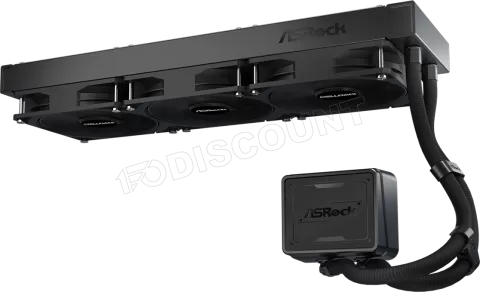 Photo de Kit Watercooling AIO ASRock Challenger Pure - 360mm (Noir)