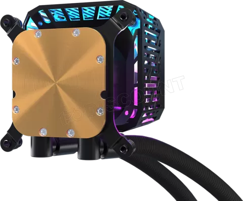 Photo de Kit Watercooling AIO ASRock Phantom Gaming LCD RGB - 360mm (Noir)