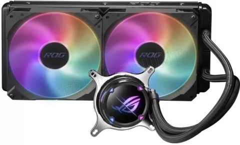 Photo de Kit Watercooling AIO Asus Rog Strix LC II ARGB - 280mm (Noir)