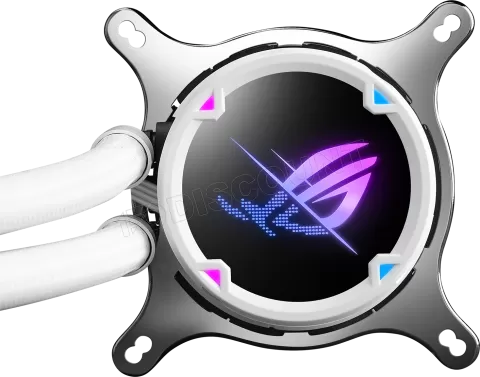 Photo de Kit Watercooling AIO Asus Rog Strix LC II ARGB - 360mm (Blanc)