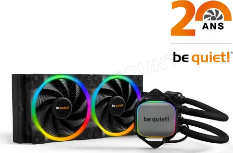 Photo de Kit Watercooling AIO Be Quiet Pure Loop 2 FX RGB - 240mm (Noir) #bqsince02