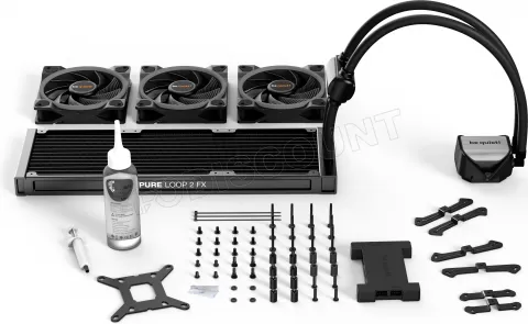 Photo de Kit Watercooling AIO Be Quiet Pure Loop 2 FX RGB - 360mm (Noir) #bqsince02