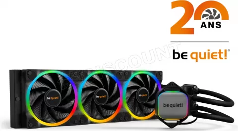 Photo de Kit Watercooling AIO Be Quiet Pure Loop 2 FX RGB - 360mm (Noir) #bqsince02