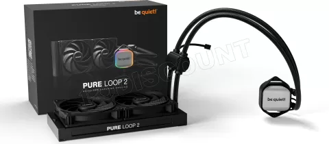 Photo de Kit Watercooling AIO Be Quiet Pure Loop 2 RGB - 240mm (Noir)