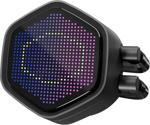 Photo de Kit Watercooling AIO Cooler Master MasterLiquid Atmos II Pixel LED RGB - 360mm (Noir)