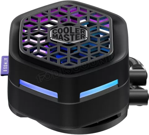 Photo de Kit Watercooling AIO Cooler Master MasterLiquid Atmos II VRM RGB - 360mm (Noir)