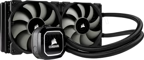 Photo de Kit Watercooling AIO Corsair Hydro Series H100X - 240mm (Noir)