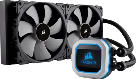 Photo de Kit Watercooling AIO Corsair Hydro Series H115i Pro RGB - 280mm (Noir)