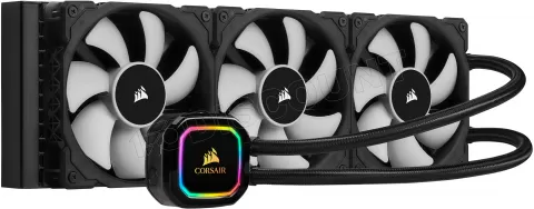 Photo de Kit Watercooling AIO Corsair Hydro Series H150i Pro XT RGB - 360mm (Noir)