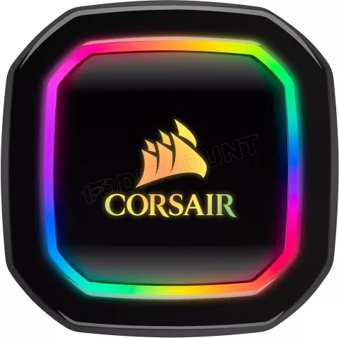 Photo de Kit Watercooling AIO Corsair Hydro Series H150i Pro XT RGB - 360mm (Noir)