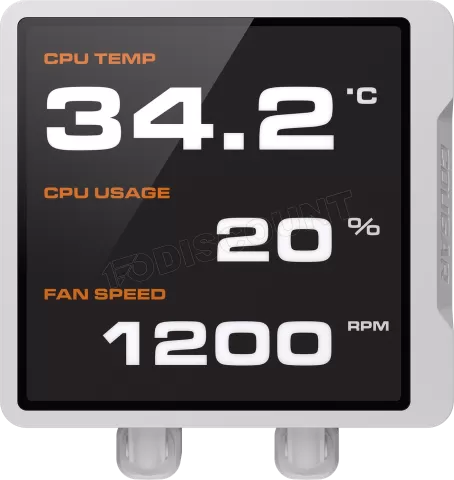 Photo de Kit Watercooling AIO Cougar Poseidon Vistek Pro RGB - 360mm (Blanc)