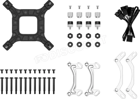 Photo de Kit Watercooling AIO DeepCool LE V2 RGB - 360mm (Noir)