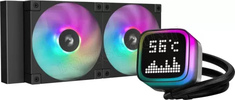 Photo de Kit Watercooling AIO DeepCool LP RGB - 240mm (Noir)