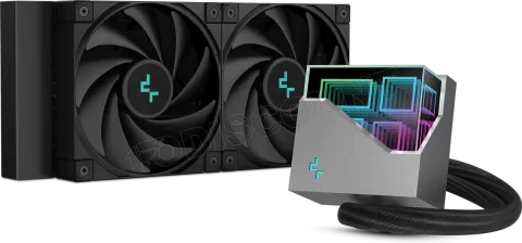 Photo de Kit Watercooling AIO DeepCool LT520 RGB - 240mm (Noir)