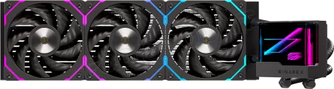 Photo de Kit Watercooling AIO Einarex Vertex RGB - 360mm (Noir)