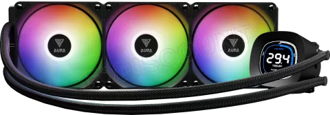 Photo de Kit Watercooling AIO Gamdias Aura GL Digital RGB - 360mm (Noir)
