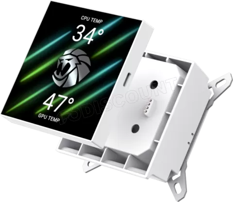 Photo de Kit Watercooling AIO Gamemax Hailstorm 360mm (Blanc)