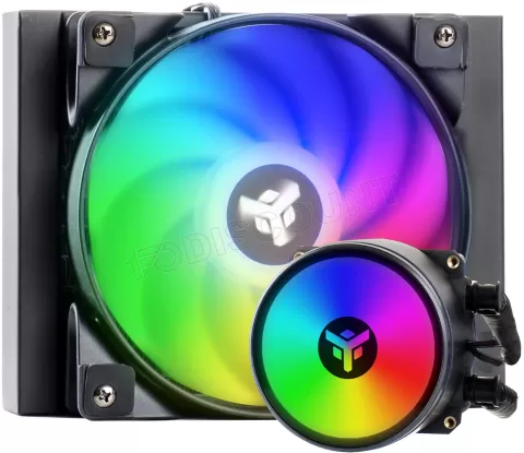 Photo de Kit Watercooling AIO iTek Evoliq RGB - 120mm (Noir)