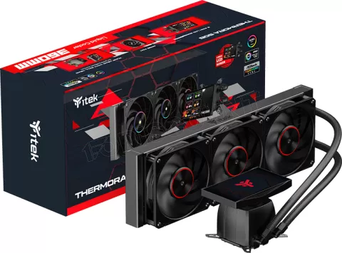 Photo de Kit Watercooling AIO Itek Thermora 50B ARGB - 360mm (Noir)