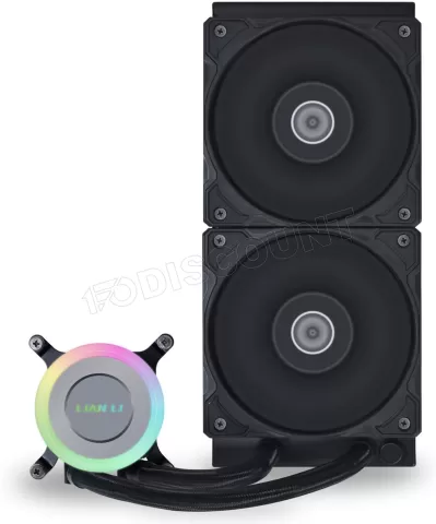 Photo de Kit Watercooling AIO Lian Li Galahad II Lite Performance RGB - 240mm (Noir)