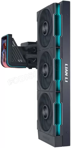 Photo de Kit Watercooling AIO Lian Li HydroShift II OLED TL RGB - 360mm (Noir)