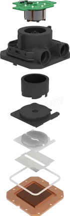 Photo de Kit Watercooling AIO Lian Li HydroShift S - 360mm (Noir)
