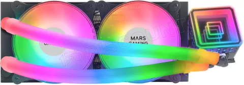 Photo de Kit Watercooling AIO Mars Gaming ML-Ultra RGB - 240mm (Noir)