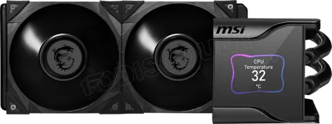 Photo de Kit Watercooling AIO MSI Meg CoreLiquid S - 280mm (Noir)