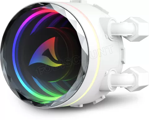 Photo de Kit Watercooling AIO Sharkoon S90 RGB - 360mm (Blanc)