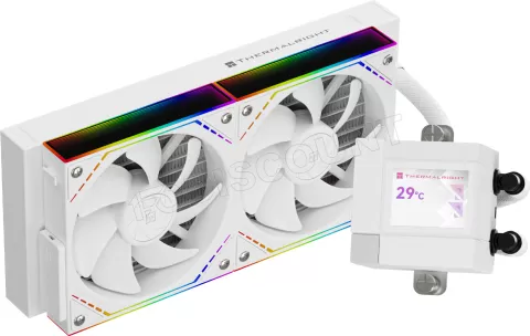 Photo de Kit Watercooling AIO Thermalright Core Matrix Vision RGB - 240mm (Blanc)