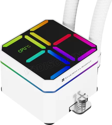 Photo de Kit Watercooling AIO Thermalright Magic Qube RGB - 360mm (Blanc)