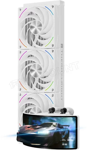 Photo de Kit Watercooling AIO Thermalright Rainbow Vision 360 Turbo RGB - 360mm (Blanc)