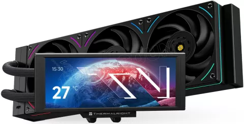 Photo de Kit Watercooling AIO Thermalright Trofeo Vision RGB - 360mm (Noir)