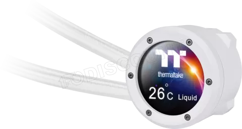Photo de Kit Watercooling AIO Thermaltake TH V2 Ultra EX RGB - 280mm (Blanc)