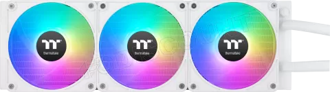 Photo de Kit Watercooling AIO Thermaltake TH V2 Ultra EX RGB - 360mm (Blanc)