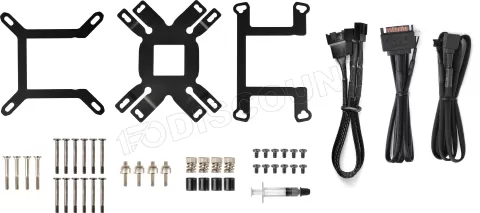 Photo de Kit Watercooling AIO Thermaltake ToughLiquid RGB - 360mm (Noir)