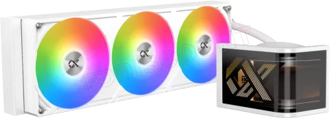 Photo de Kit Watercooling AIO Xigmatek Connect Ultra RGB - 360mm (Blanc)