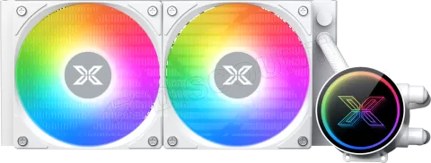 Photo de Kit Watercooling AIO Xigmatek Fenix II RGB - 240mm (Blanc)